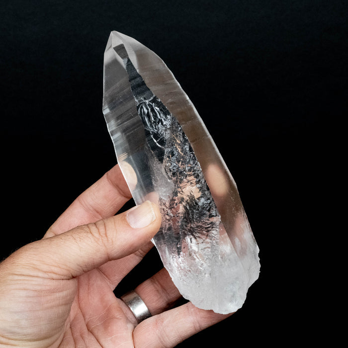 Lemurian Seed Quartz Crystal 432 g 151x48mm - InnerVision Crystals