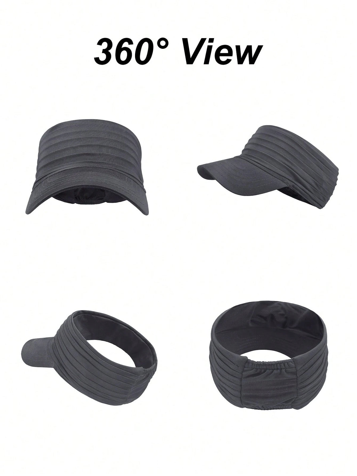 Lightweight Visor Cap With Wide Brim For UV Protection Breathable Golf Hats Women Men Stretchy Tennis Hat Sunshade Athletic Headbands Caps For Summer Beach Vacations Outdoor Running Sports Sun Headwea
