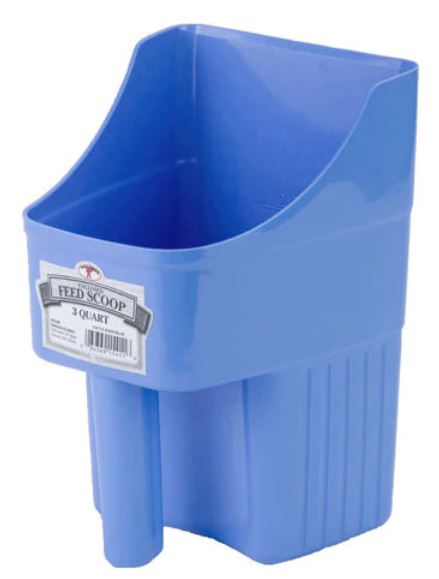 Little Giant 3 Quart Plastic Enclosed Feed Scoop
