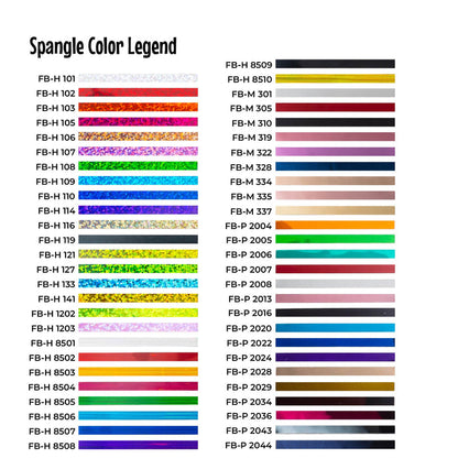 Magic Collar SHEET OF FOUR SPANGLE TRANSFER