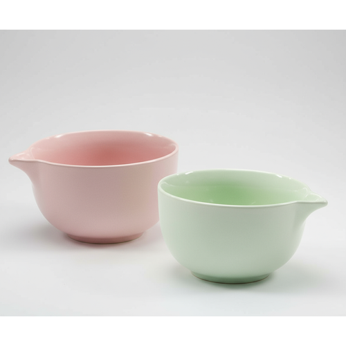 Matcha Bowl With Spout, Colored Glaze