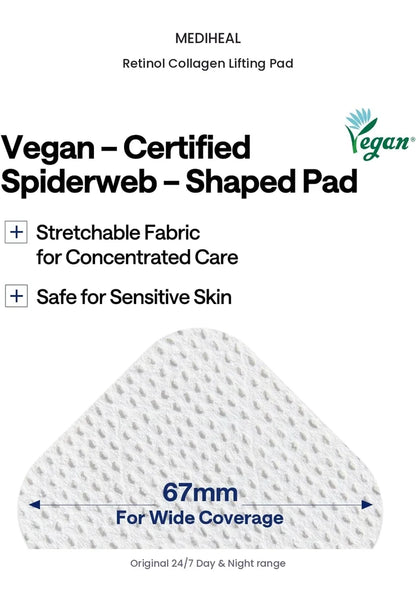 MEDIHEAL Retinol Collagen Lifting Pad original fabric information