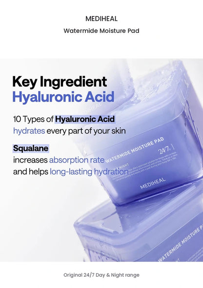 MEDIHEAL Watermide Moisture Pad original ingredients information