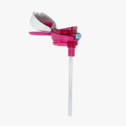 Blue Mesa Loop water bottle with covered straw — Home Run Sugar, product view