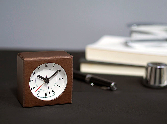 Meteor Alarm Clock, Brown