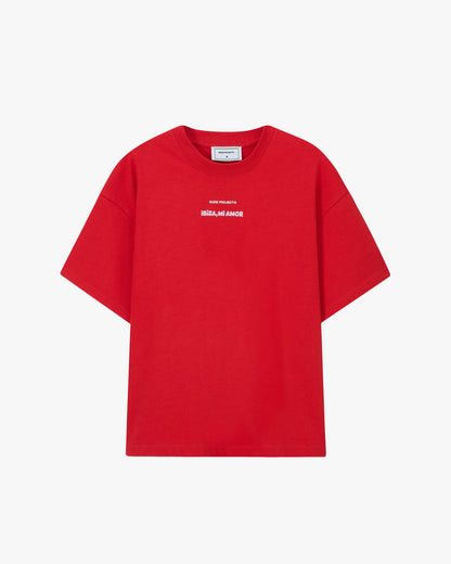 Mi Amor Tee Red