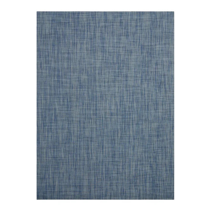 Mini Basketweave Floor Mats, Chambray