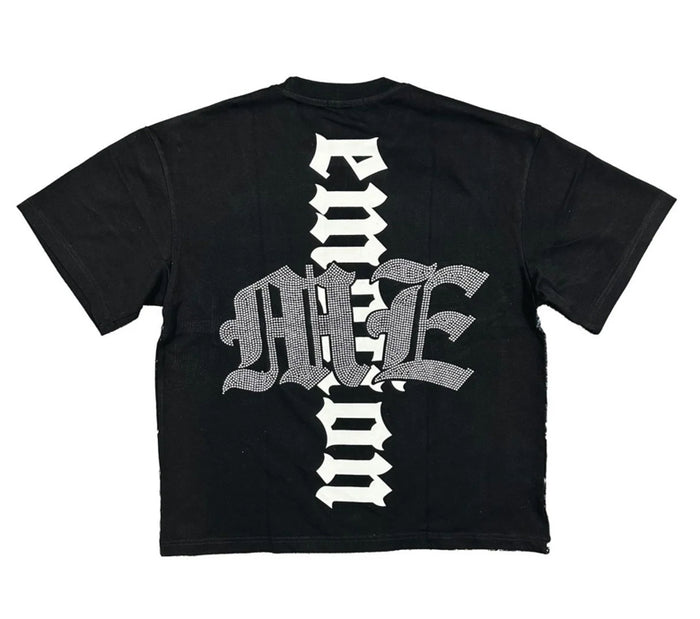 MIXED EMOTION-ME "ASTRONAUT" RHINESTONE TEE