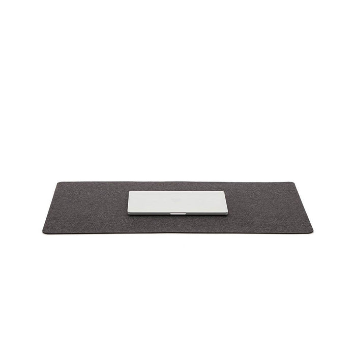 Mosen Large Merino Wool Felt Desk Pad, Charcoal