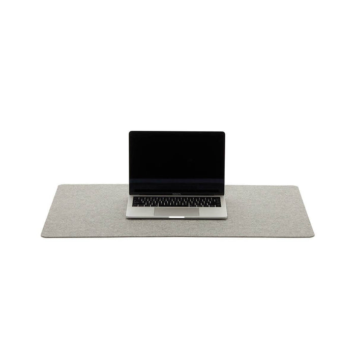 Mosen Large Merino Wool Felt Desk Pad, Granite