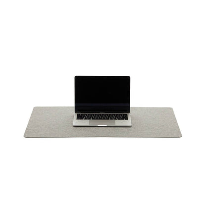 Mosen Large Merino Wool Felt Desk Pad, Granite