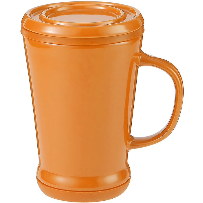 Mug + Infuser, Orange or Green, 14 oz