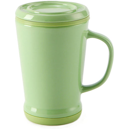 Mug + Infuser, Orange or Green, 14 oz