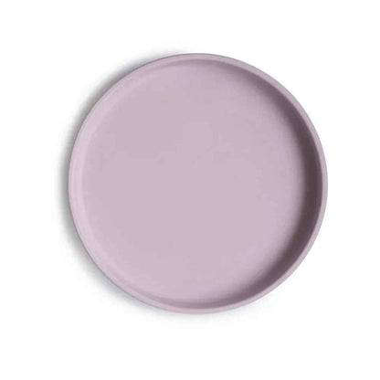Mushie® Silikonski krožnik z vakumskim dnom Soft Lilac Mushie