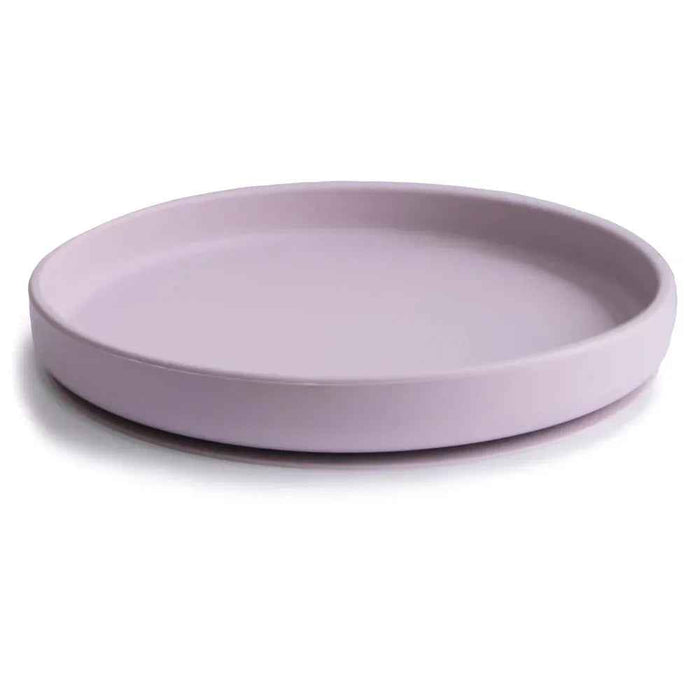 Mushie® Silikonski krožnik z vakumskim dnom Soft Lilac Mushie
