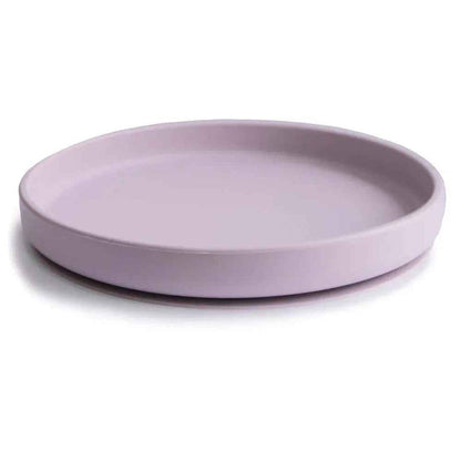 Mushie® Silikonski krožnik z vakumskim dnom Soft Lilac Mushie