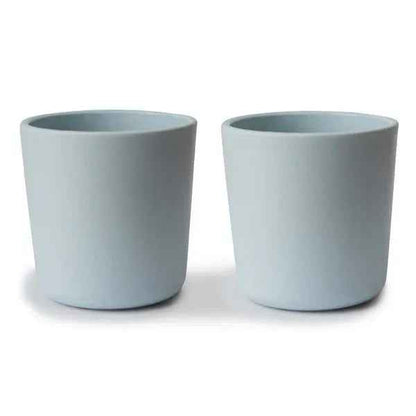Mushie® Set dveh kozarčkov Powder Blue Mushie