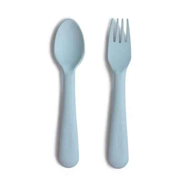 Mushie® Otroški pribor Powder Blue Mushie