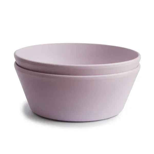 Mushie® Set dveh skledic Soft Lilac Mushie