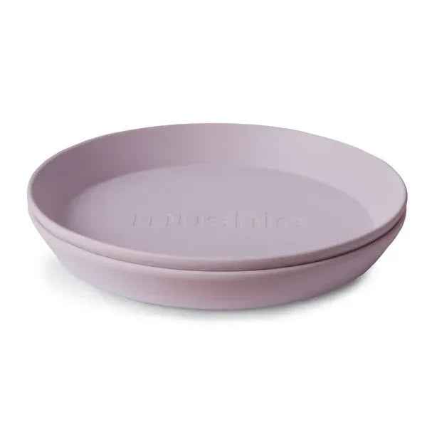 Mushie® Set dveh krožnikov Soft Lilac Mushie