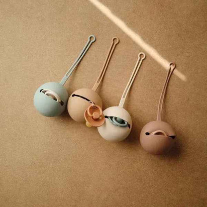 Mushie® Torbica za dudo Powder Blue Mushie