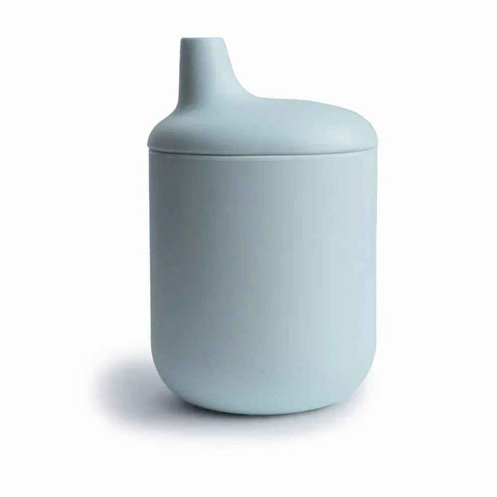 Mushie® Silikonski kozarček Sippy Cup Powder blue Mushie