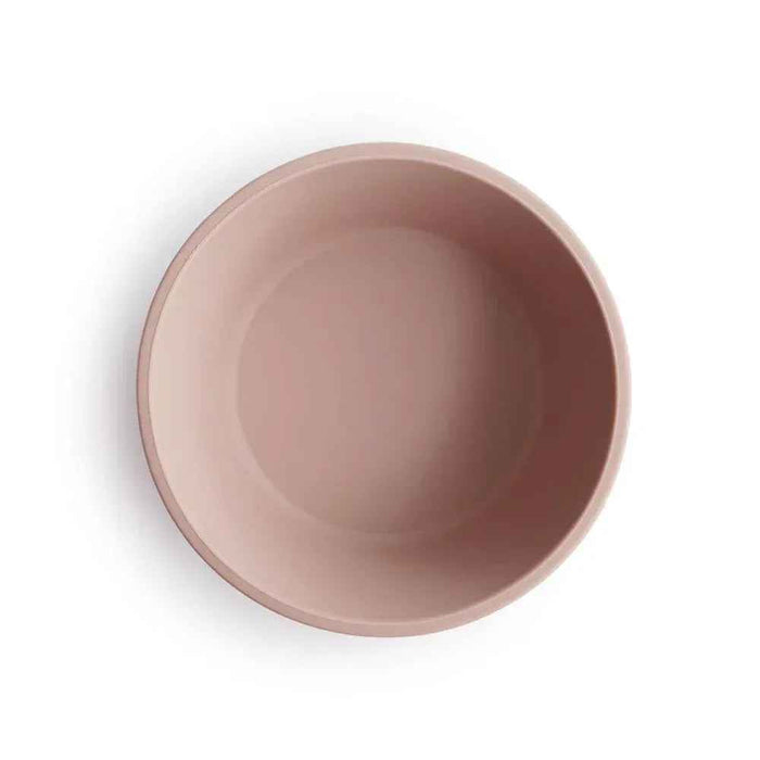 Mushie® Silikonska skledica z vakuumskim dnom Blush Mushie