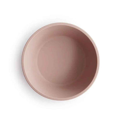 Mushie® Silikonska skledica z vakuumskim dnom Blush Mushie