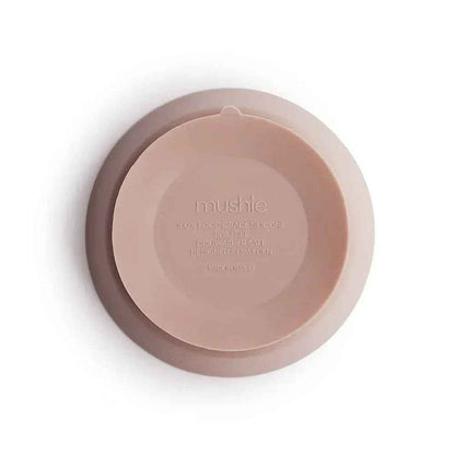 Mushie® Silikonska skledica z vakuumskim dnom Blush Mushie