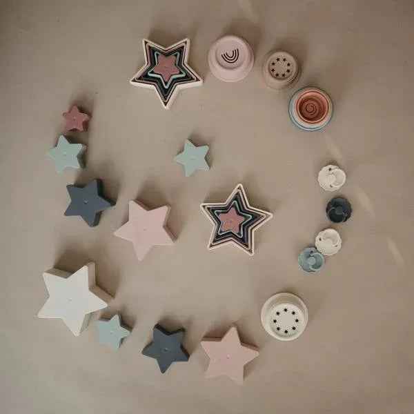 Mushie® Zvezdice za zlaganje Star Mushie