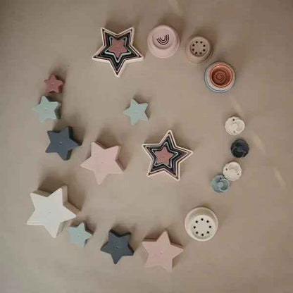 Mushie® Zvezdice za zlaganje Star Mushie