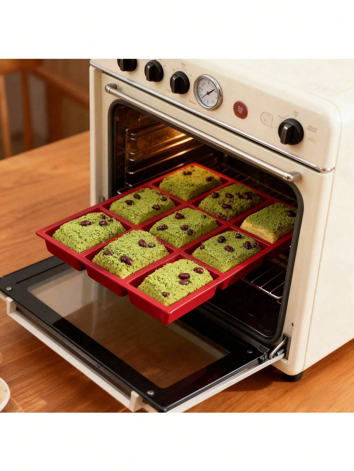 New 1pc Silicone Mini Loaf Pans, Silicone Baking Mold, Non-Stick Mini Bread Pans, 9 Cavities Silicone Bread Baking Mold, Perfect For Mini Loaf, Cake, Bread And Meatloaf, Cake, Brownie, Heat-Resistant