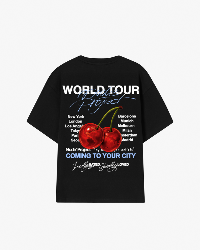 Nude Tour Tee Black