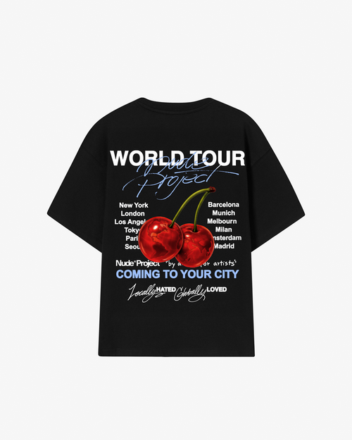 Nude Tour Tee Black