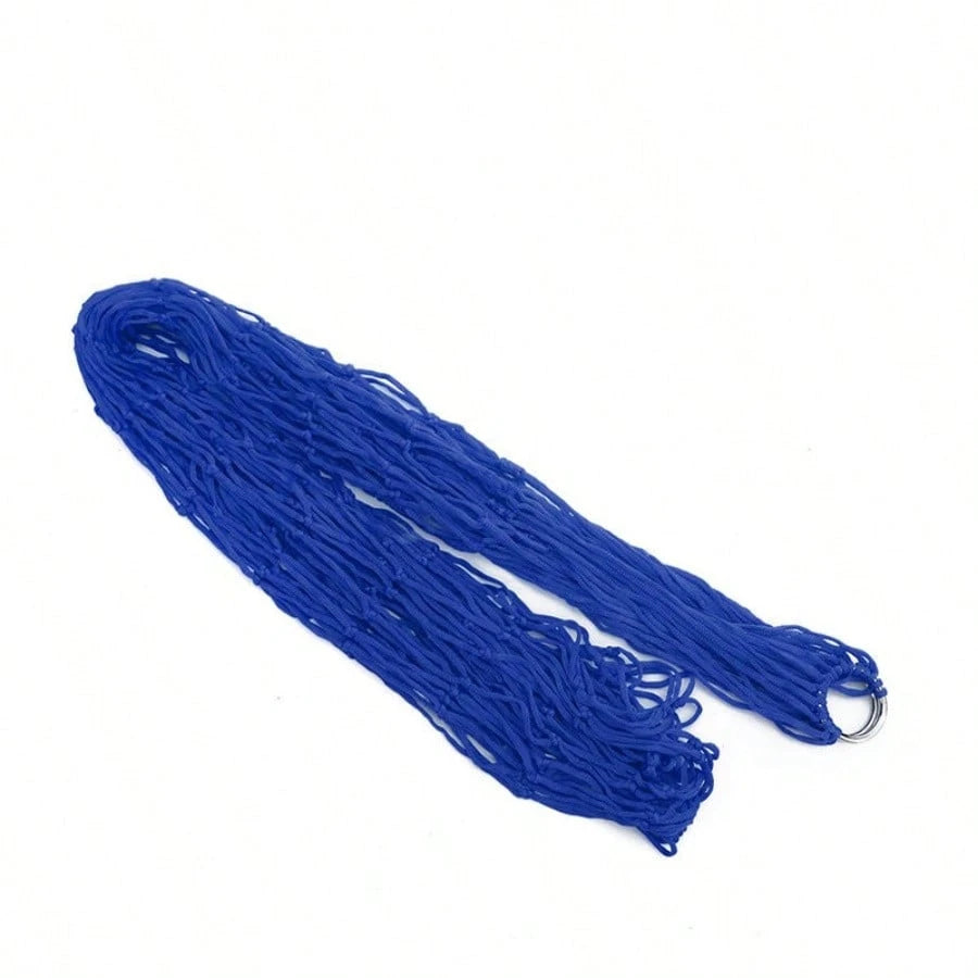 Nylon Rope Mesh Hammock, Outdoor Sleeping Net Bed, Portable Camping Garden Beach Yard Travel Hammock, Hanging Bed Swing