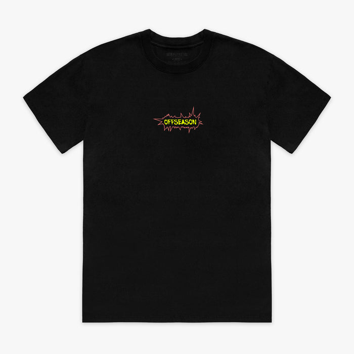 Black Offseason Warped graphic tee - front view