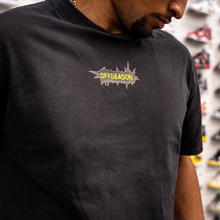 Black Offseason Warped graphic tee - front view