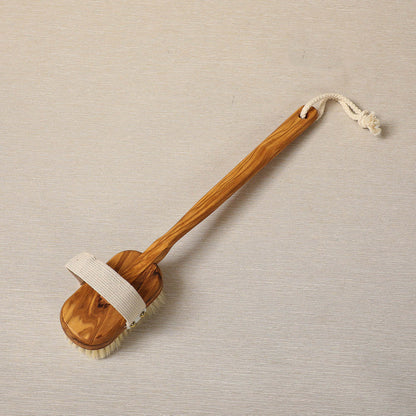 Olive wood bath brush