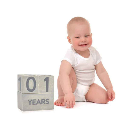 Pearhead® Lesene kocke - Baby Age Pearhead