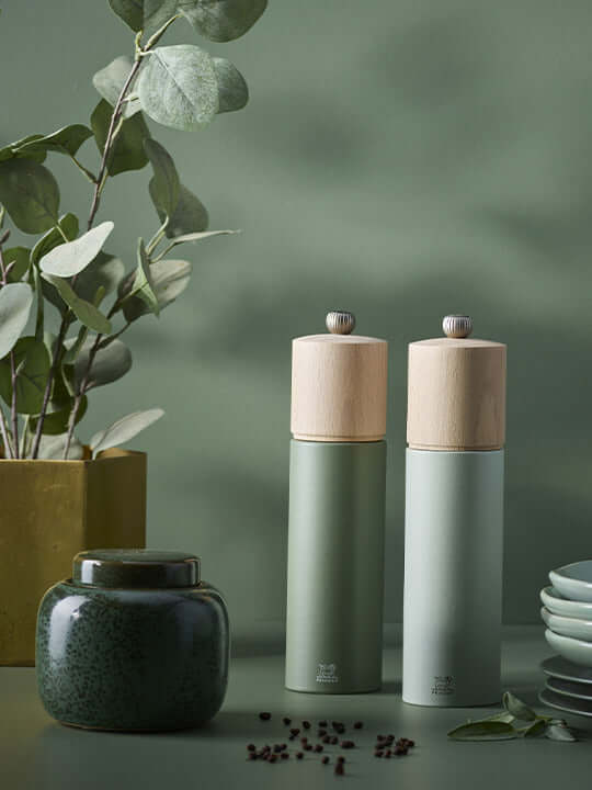 Peugeot Boreal Salt Mill 8", Sage Green