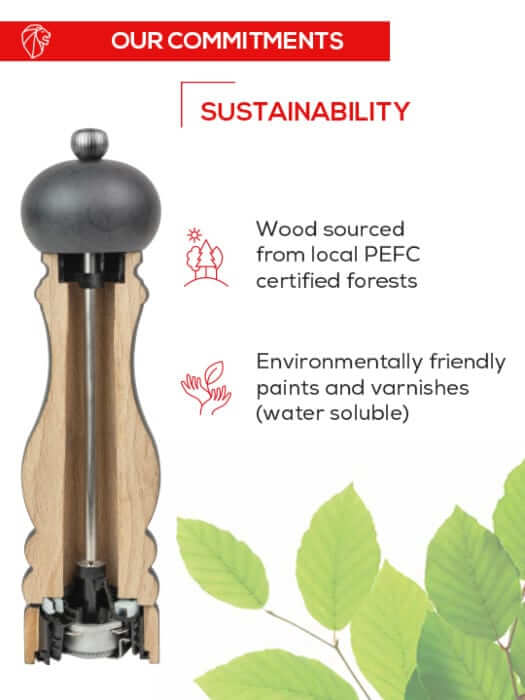 Peugeot Paris Pepper Mill U'Select 12 cm, Chocolate