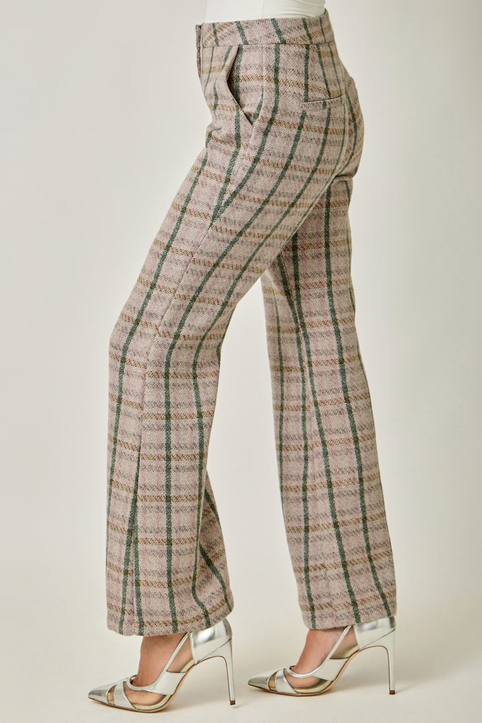 Plaid Trouser