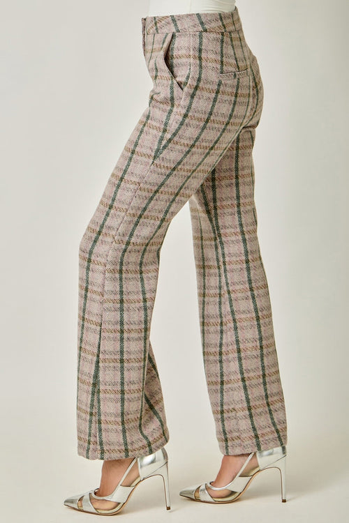Plaid Trouser