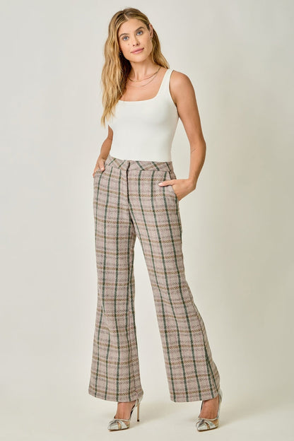 Plaid Trouser