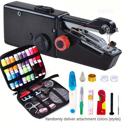 Portable Wireless Mini Sewing Machine, Battery Powered, Lightweight And Easy To Use, Suitable For DIY Clothing And Textile Projects, Ideal For Beginners And Adults (Batteries Not Included)
