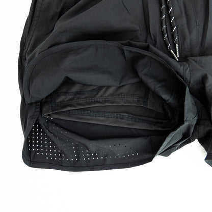 Adult model wearing black Pro Series with Liner shorts