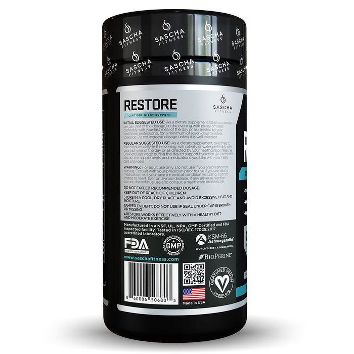 Restore Cortisol Night Support