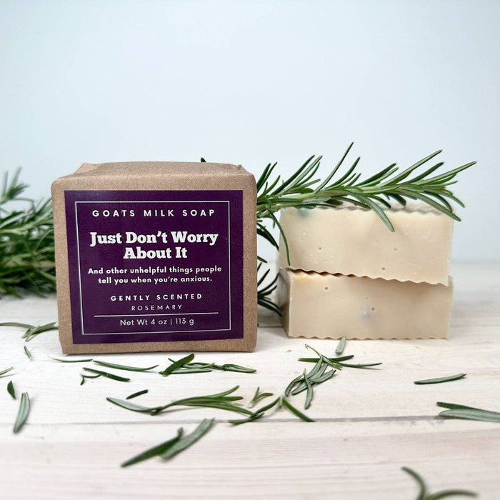 Rosemary  "Just Don't Worry About It" 4 oz Goat Milk Soap
