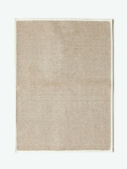 beige mat on white background
