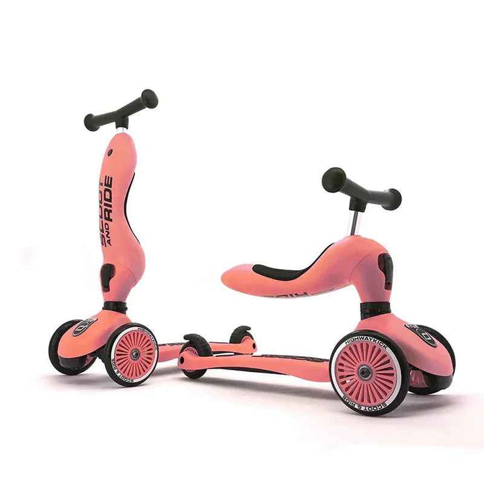Scoot & Ride® Otroški poganjalec in skiro Highwaykick 1 Peach Scoot & Ride